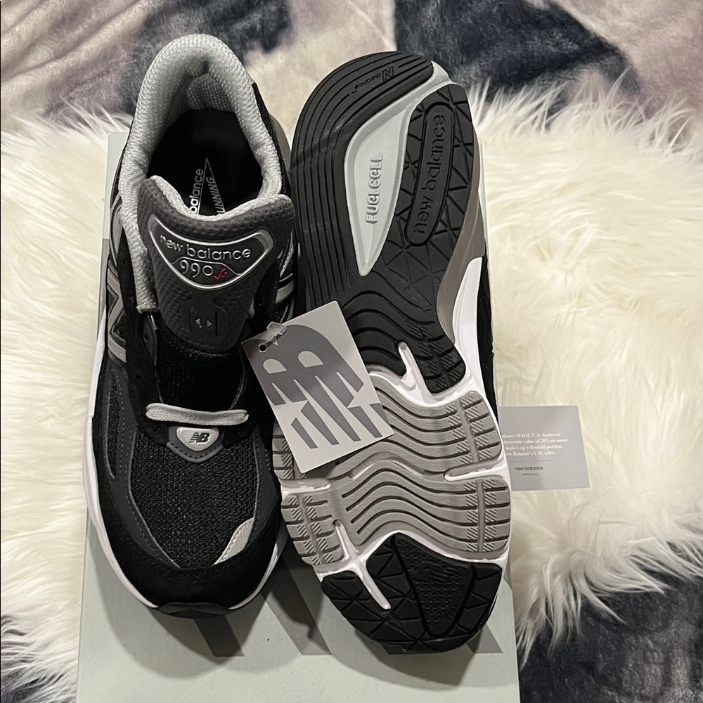 New Balance 990 V6 Black Athletic/Running Shoes W 8B Brand Brand New Made in USA - Picture 4 of 5